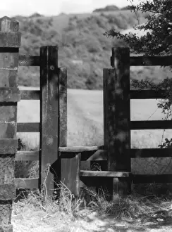 Buckinghamshire England Prints: Double-Step Stile