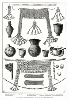 Dr Schliemann's Trojan antiquities on view, London 1877 Dr Schliemann's Trojan antiquities on view, London 1877