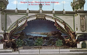 Dragon Gorge, Revere Beach, Massachusetts, USA Dragon Gorge, Revere Beach, Massachusetts, USA