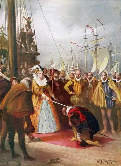 Voyage Gallery: Drake Knighted / 1581 / Col