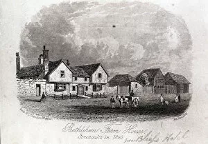Drawing of the Blighs Hotel, Sevenoaks, Kent