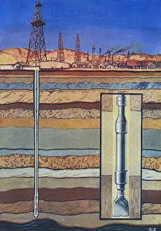 Drilling an Oil Well - Boring by Turbine Drilling an Oil Well - Boring by Turbine