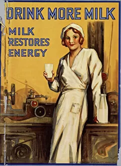 Healthy Gallery: Drink More Milk poster