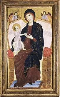 DUCCIO di BUONINSEGNA (1255-1318). Virgin and DUCCIO di BUONINSEGNA (1255-1318). Virgin and