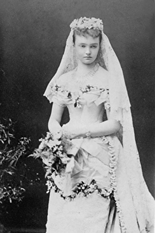 Duchess of Connaught on her wedding day Duchess of Connaught on her wedding day