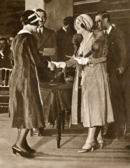 The Duchess of York presents an award to Nippy of the Year The Duchess of York presents an award to Nippy of the Year