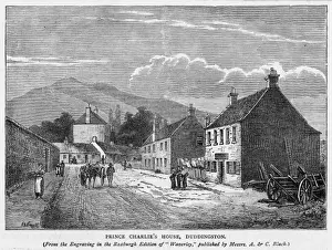 Prints of Prince Charlies House at Duddington, Northamptonshire, where the Young Pretender stayed at the time of his victory at Prestonpans, September 1745 Duddington Prints: Duddington Prince Charles' House Print 1745