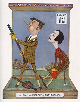 The Duke and Duchess of Marlborough in caricature The Duke and Duchess of Marlborough in caricature