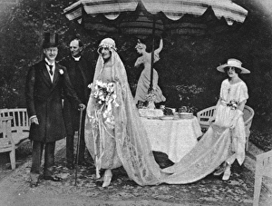 Duke of Marlborough and Gladys Deacon on wedding day Duke of Marlborough and Gladys Deacon on wedding day