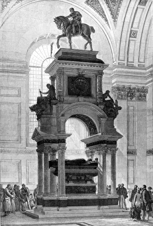 Duke of Wellington Monument, St. Pauls Cathedral, 1878 Duke of Wellington Monument, St. Pauls Cathedral, 1878