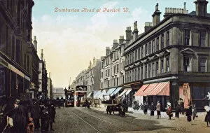 Glasgow Gallery: Dumbarton Road, Partick looking West - Glasgow
