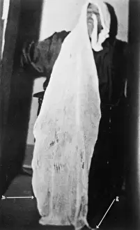Helen Duncan with Cheesecloth-like Ectoplasm Print