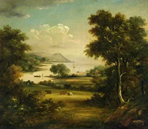 <b class=qtipBold><figcaption>Dundalk Bay</figcaption></b><br>Dundalk Bay. Burgess, James Howard 1817-1890. Date:<br><em>© National Museums NI / MARY EVANS</em> Dundalk Bay