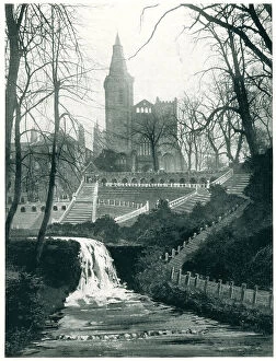Dunfermline Collection: Dunfermline Abbey Arena Waterfall Proposal
