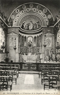Images Dated 20th January 2016: Dunkirk, France - Interior of the Chapelle des Dunes