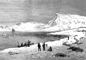 The Dutch Arctic Expedition at Zeeuwsche Uitkyk, North Spitz The Dutch Arctic Expedition at Zeeuwsche Uitkyk, North Spitz