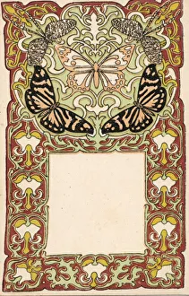 Dutch art nouveau pattern - Butterflies Dutch art nouveau pattern - Butterflies