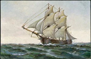 <b class=qtipBold><figcaption>Dutch Galipot</figcaption></b><br>A Dutch three-mast 'Galjoot' (Galliot)<br><em>© Mary Evans Picture Library</em> Dutch Galipot