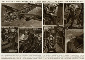 Gunner Gallery: Duties of a large bombers crew by G. H. Davis