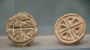 Images Dated 29th May 2007: Early Christian art. Clay stamps. 6th-7th century. Byzantine
