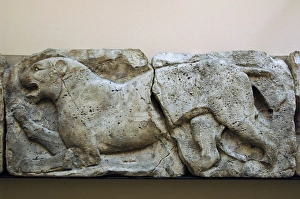 Early Classical. Satyr hunting wils Animasl. Freezes. Panthe Early Classical. Satyr hunting wils Animasl. Freezes. Panthe