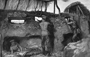 Early WW1 trenches in the Aisne district, October 1914 Early WW1 trenches in the Aisne district, October 1914