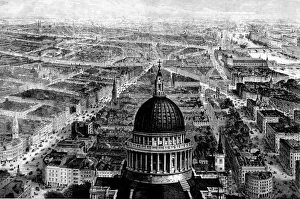 East London from St. Pauls Cathedral, 1892 East London from St. Pauls Cathedral, 1892