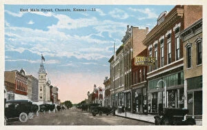 Shops Gallery: East Main Street, Chanute, Kansas, USA