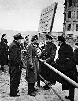 The East-West Frontier in Berlin, 1949 The East-West Frontier in Berlin, 1949
