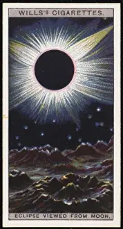 Solar Eclipse Prints: Eclipse from Moon