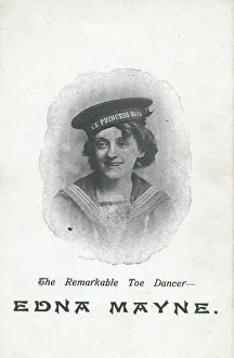 Edna Mayne music hall toe and sand dancer Edna Mayne music hall toe and sand dancer
