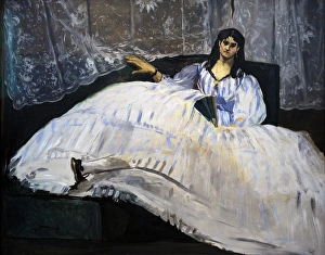 Edouard Manet (1832-1883). Lady with a fan, 1862 Edouard Manet (1832-1883). Lady with a fan, 1862