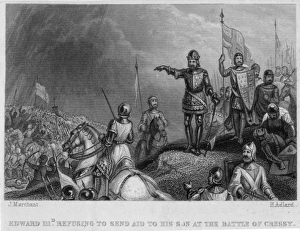 Edward III refusing to send aid to his son Edward III refusing to send aid to his son