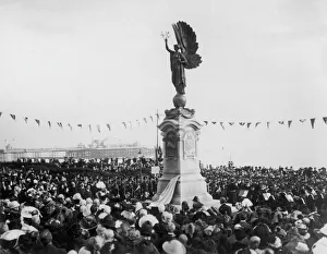 Olive Gallery: Edward VII Memorial unveiling at Brighton and Hove
