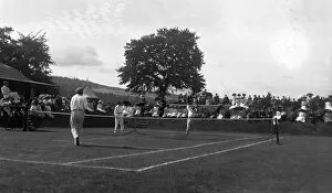 Sporting Venues Gallery: Edwardian tennis match