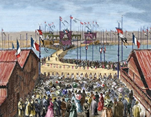 Egypt. Isthmus of Suez. Blessing of the Suez Canal in Port S Egypt. Isthmus of Suez. Blessing of the Suez Canal in Port S