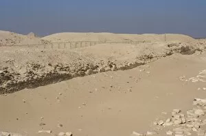 Egypt. Saqqara. Djosers complex. Limestone walls