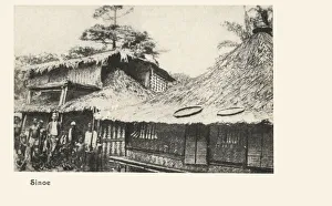 Elaborate woven reed huts in Sinoe County, Liberia Elaborate woven reed huts in Sinoe County, Liberia