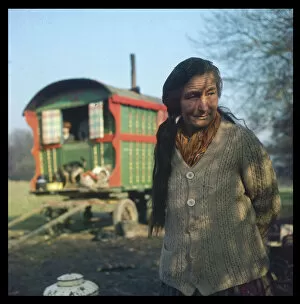 Caravans Collection: Elderly Gypsy Woman