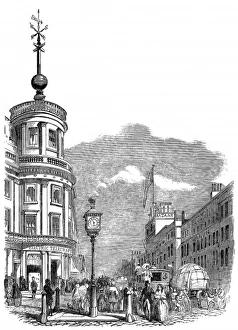 Electric Clock and Time-Ball, Strand, London, 1852 Electric Clock and Time-Ball, Strand, London, 1852