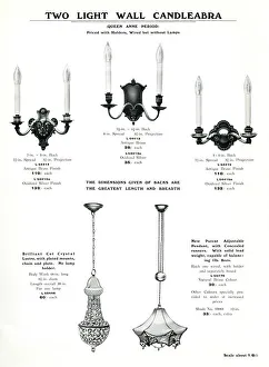 Electric Light Fixtures catalogue, Candleabra (Candelabra) Electric Light Fixtures catalogue, Candleabra (Candelabra)