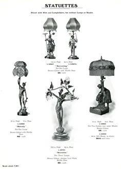 Electric Light Fixtures catalogue, Statuettes Electric Light Fixtures catalogue, Statuettes
