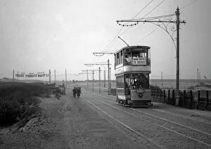 Trolley Collection: Electric tram, Lytham St Annes, Lancashire