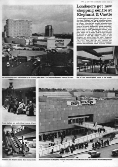 Elephant and Castle shopping centre opens, 1965 Elephant and Castle shopping centre opens, 1965