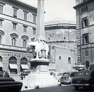 Elephant and Obelisk by Bernini, Rome, Italy Elephant and Obelisk by Bernini, Rome, Italy