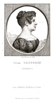 <b class=qtipBold><figcaption>Elisa Garnerin - Aviator</figcaption></b><br>Elisa Garnerin (1791-1853). Garnerin learned to fly balloons at age 15 and made 39 professional parachute descents from 1815 to 1836 in Italy, Spain, Russia, Germany and France. Date: circa 1785<br><em>© The Royal Aeronautical Society (National Aerospace Library)/Mary Evans Picture Library</em> Elisa Garnerin - Aviator