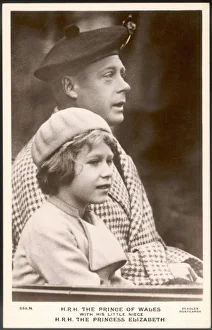 <b class=qtipBold><figcaption>Elizabeth Ii/Ed VIII</figcaption></b><br>ELIZABETH II Future Queen, with her uncle Edward (VIII) when he was Prince of Wales<br><em>© Mary Evans Picture Library 2015 - https://copyrighthub.org/s0/hub1/creation/maryevans/MaryEvansPictureID/10045505</em> Elizabeth Ii/Ed VIII