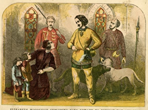 Elizabeth Woodville imploring King Edward IV Elizabeth Woodville imploring King Edward IV