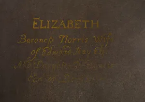 Elizabeth Wray, Baroness Norris, detail Elizabeth Wray, Baroness Norris, detail