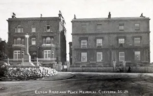 Elton Road and Peace Memorial, Clevedon, Somerset Elton Road and Peace Memorial, Clevedon, Somerset